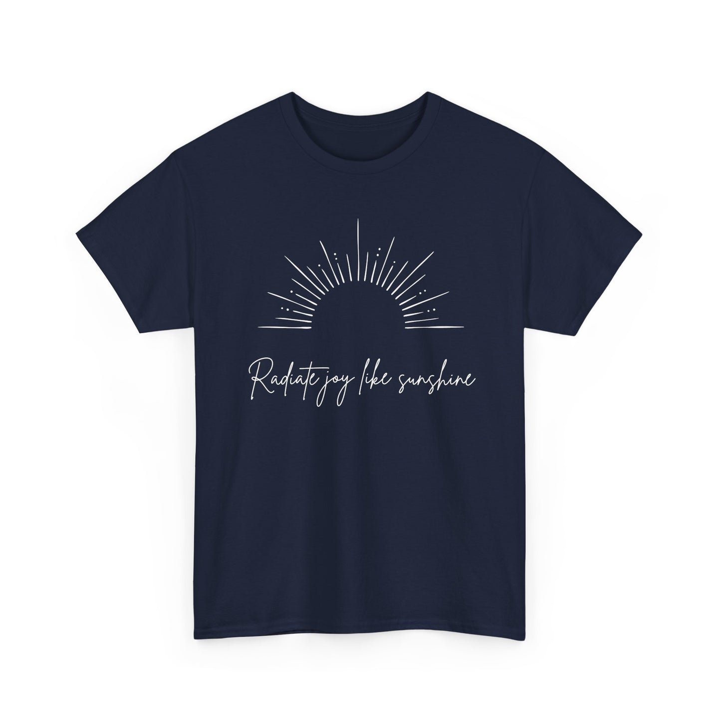 Radiate Joy Unisex Heavy Cotton Tee - Comfortable Casual Wear, Ideal for Gifting, Everyday Use, Perfect for Outdoor Activities, [...]