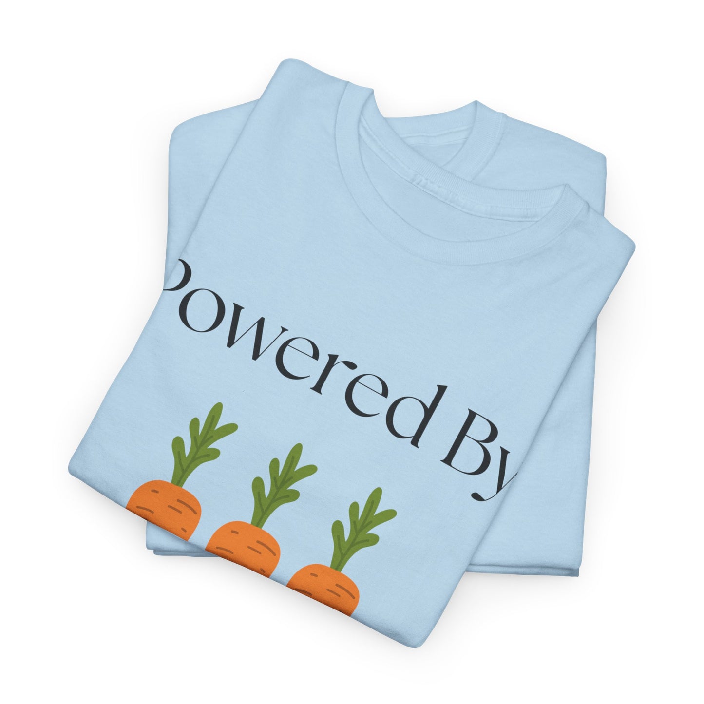 Powered By Plants Unisex Tee - Perfect for Vegans, Eco-Friendly Gifts, Organic Enthusiasts, Gardener, Everyday Wear
