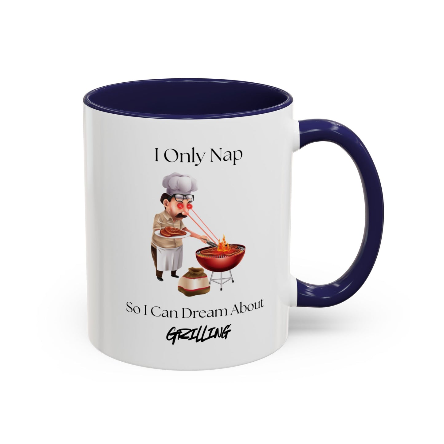 Funny Barbecue Chef Coffee Mug, Gift for Grill Lovers, BBQ Enthusiast Mug, Nap Time Mug, Dad Gift