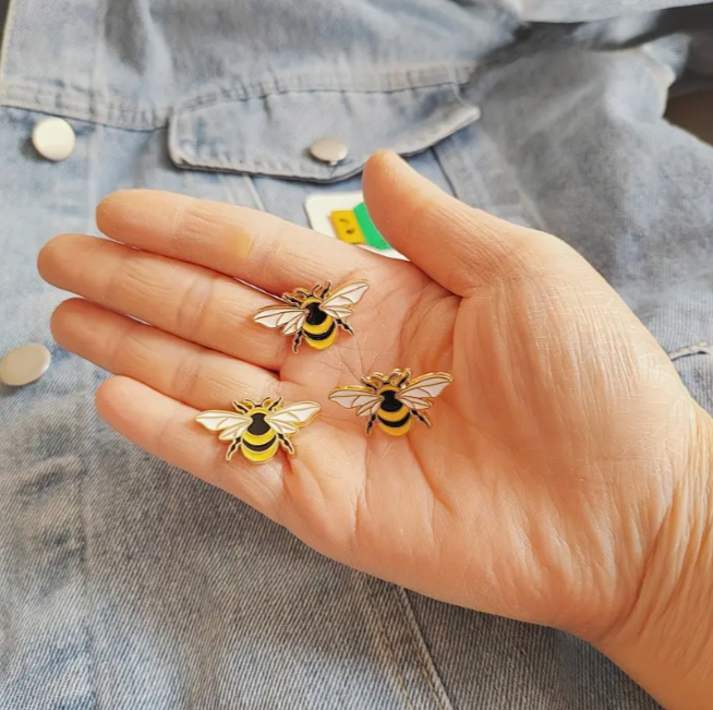 Enamel Bee Pin