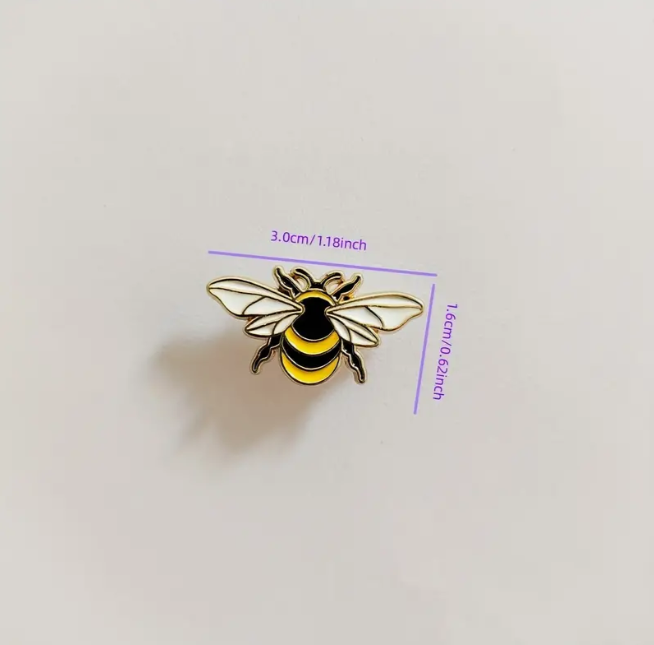 Enamel Bee Pin