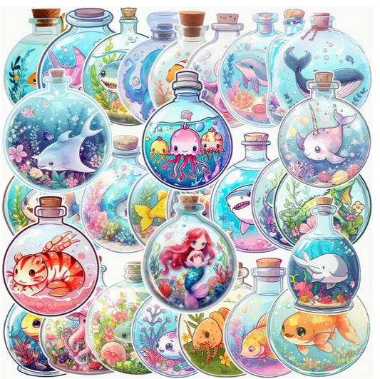 Glass Bottle Stickers