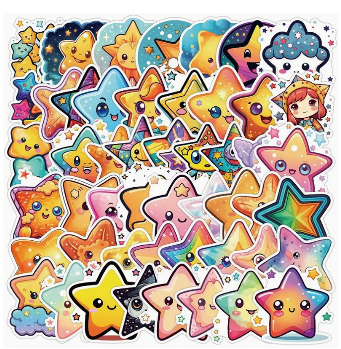 Vinyl Star Sticker Pack