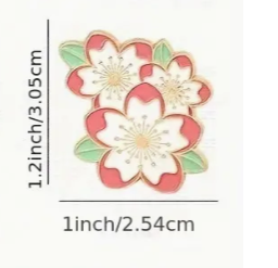 Cherry Blossom Enamel Pin