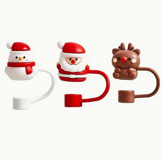 Christmas Straw Topper