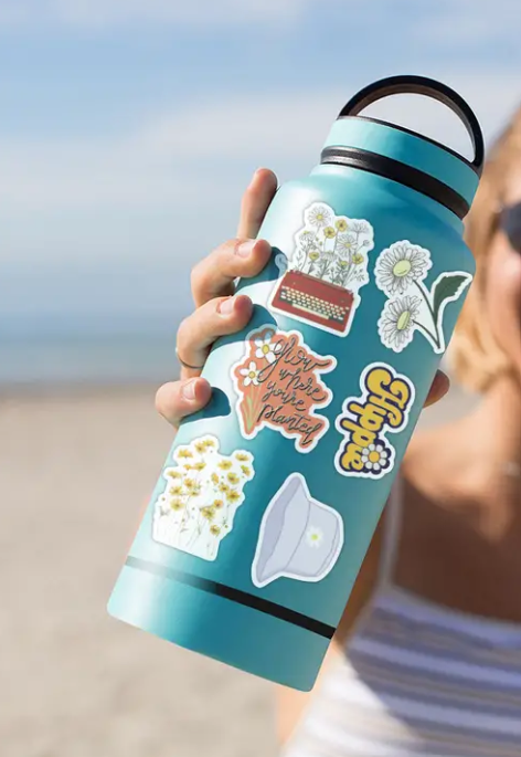 Waterproof Daisy Sticker Pack