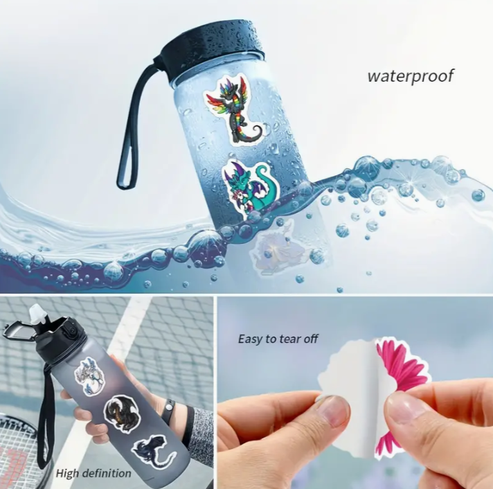 Viny Dragon Waterproof Sticker Pack