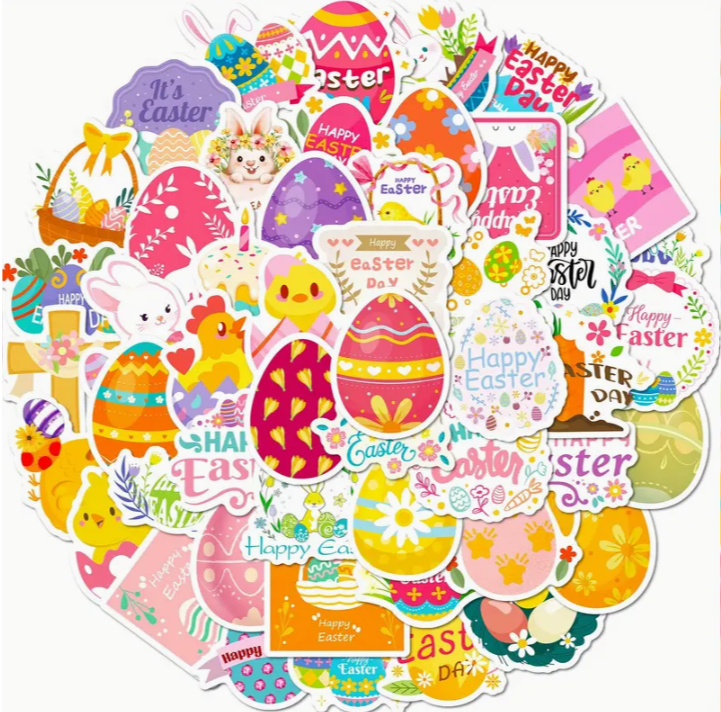 Waterproof Vinyl Easter Sticker Pack