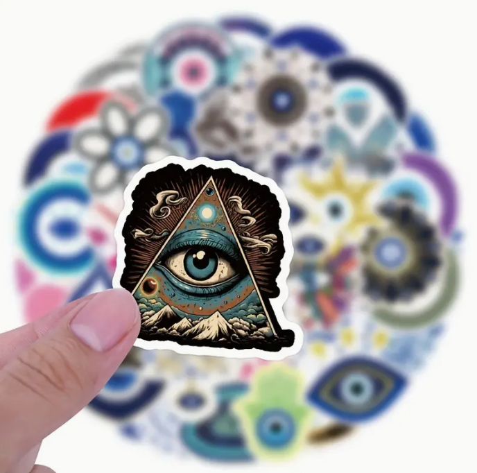 Vinyl Evil Eye Stickers