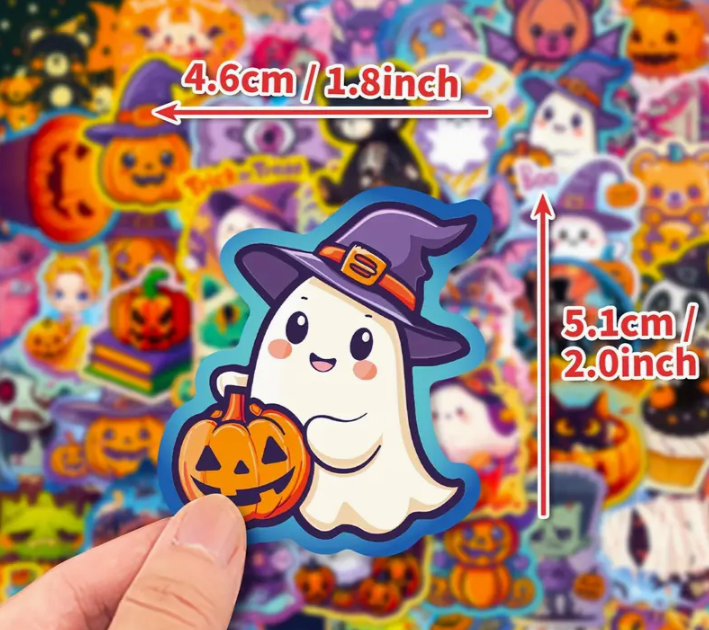 Cartoon Halloween Stickers