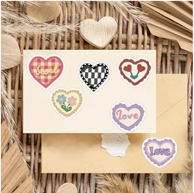 Mini Heart Stickers