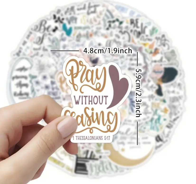 Inspirational Faith Based Sticker Pack