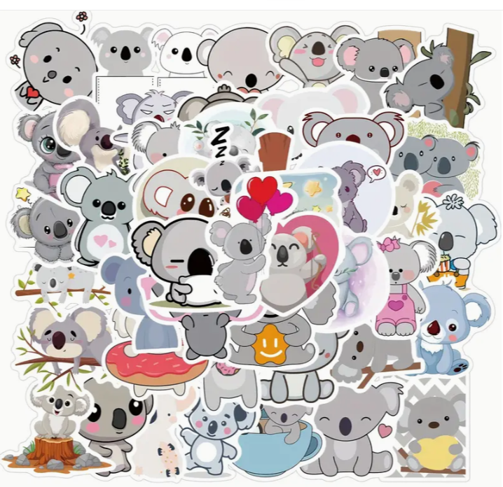 Vinyl Koala Bear Sticker Pack