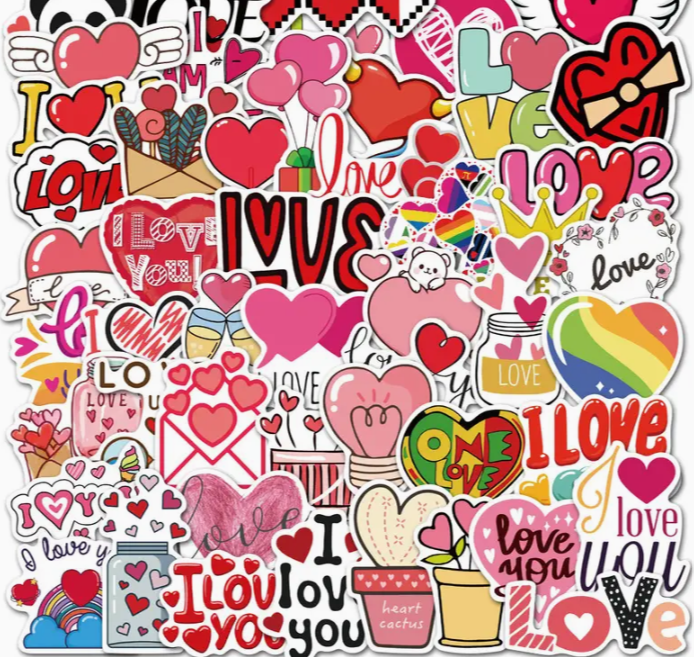 Love Heart Sticker Pack