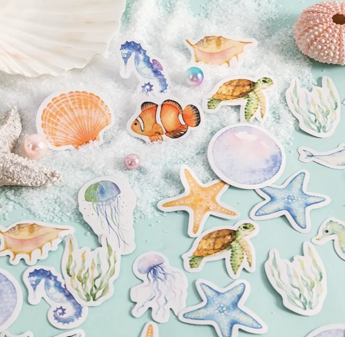 Mini Ocean Creatures Sticker Pack