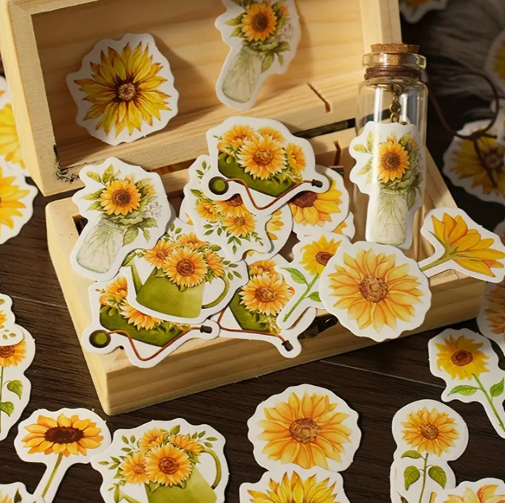 Mini Sunflower Sticker Pack