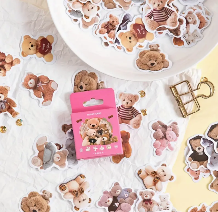 Mini Teddy Bear Sticker Pack