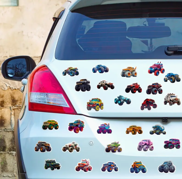 Monster Truck Sticker Pack