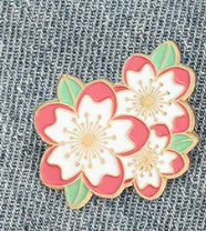 Cherry Blossom Enamel Pin