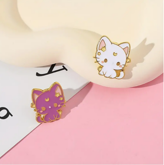 Celestial Kitten Pin