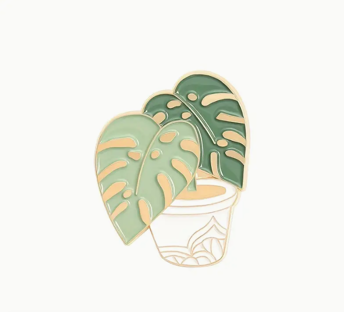 Potted Plant Enamel Pins