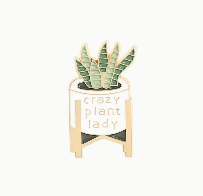 Potted Plant Enamel Pins