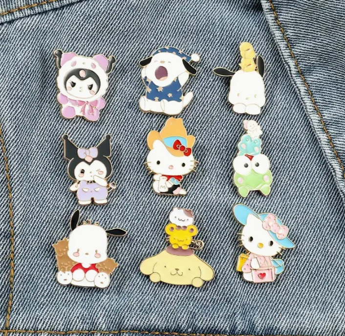 Sanrio Hello Kitty and Friends Enamel Pins