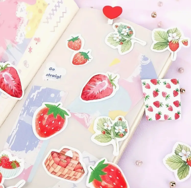 Mini Strawberry Sticker Pack