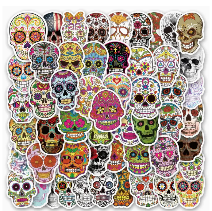 Sugar Skull Sticker Pack