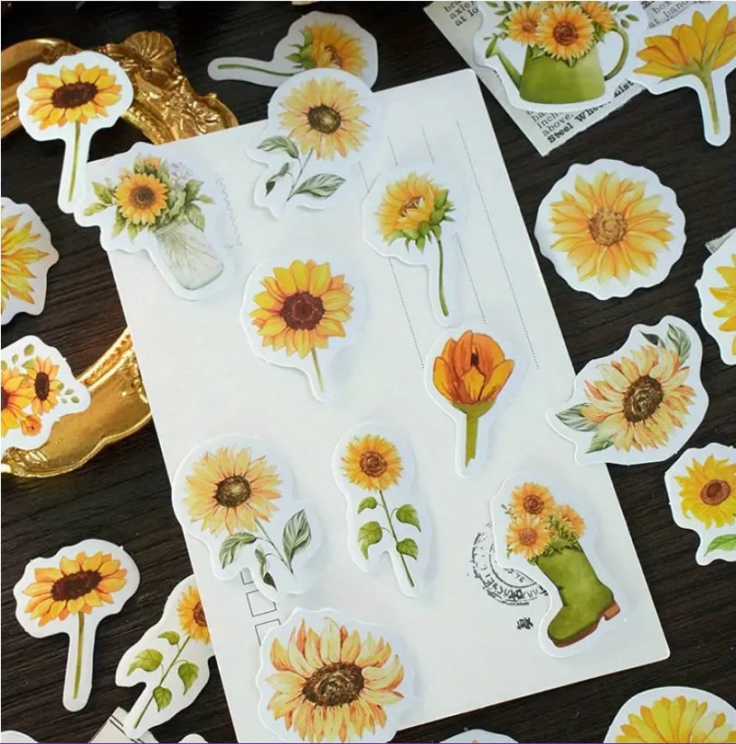 Mini Sunflower Sticker Pack