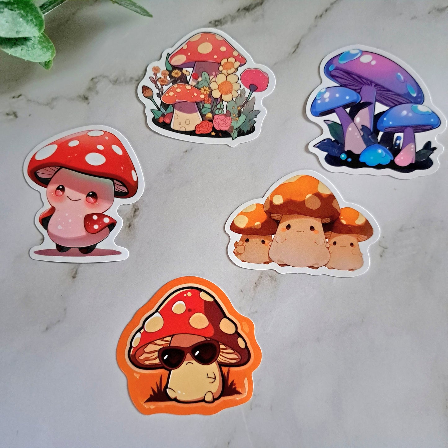 Vinyl Mushroom Sticker Pack