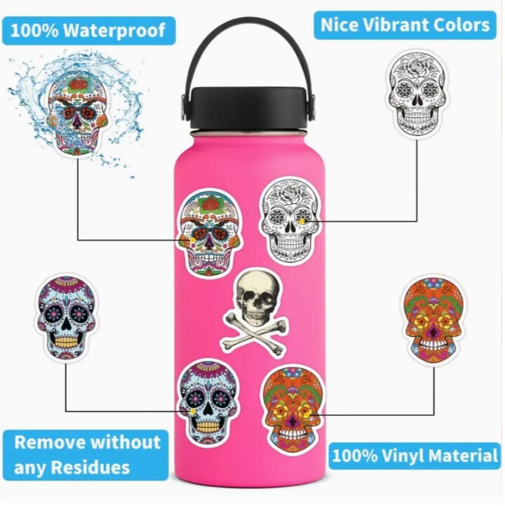 Sugar Skull Sticker Pack