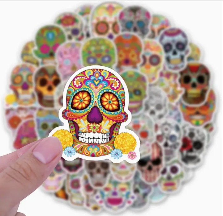 Sugar Skull Sticker Pack