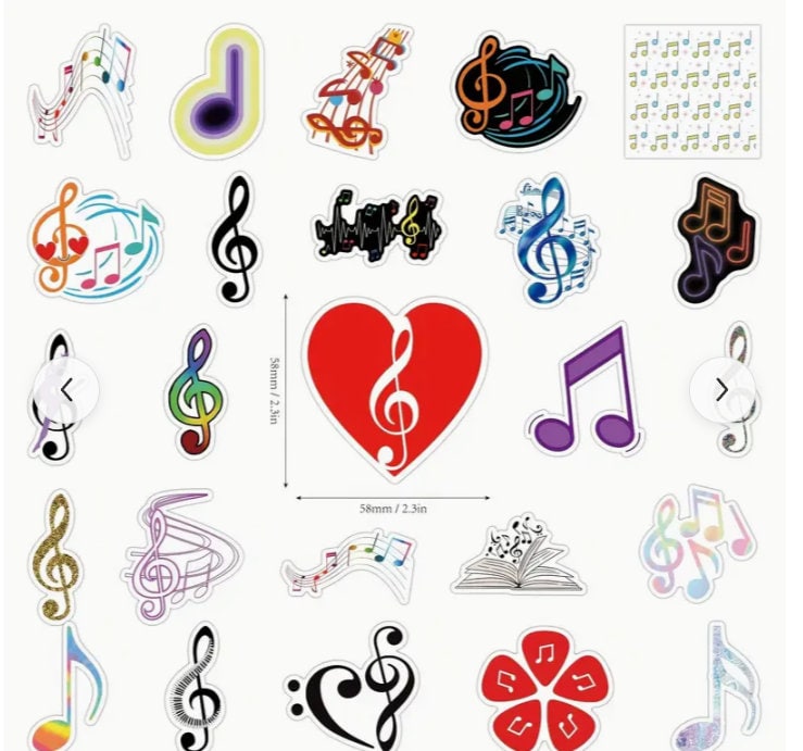 Music Note Sticker Pack