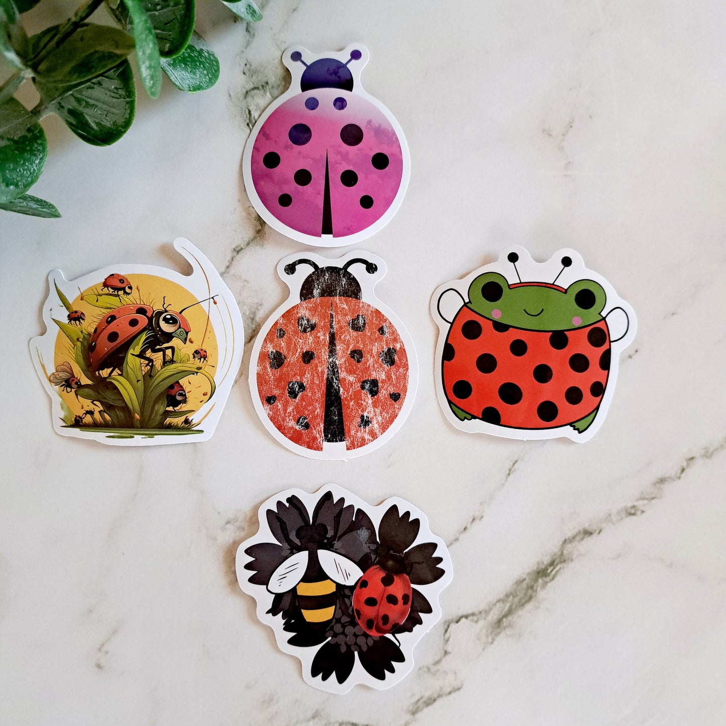 Vinyl Ladybug Sticker Pack